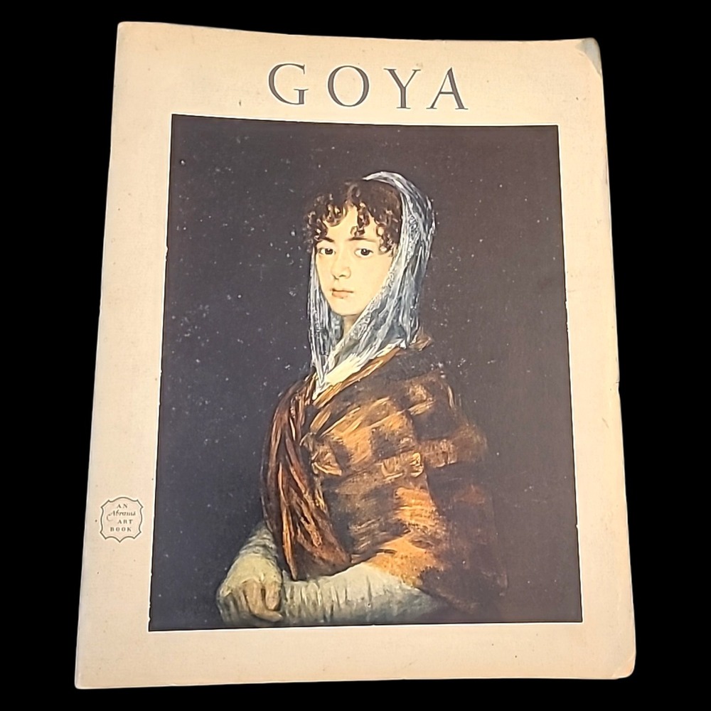 1954 GOYA Frederick S Wight Abrams Portfolio Edition Art Book 9 Color Plates
